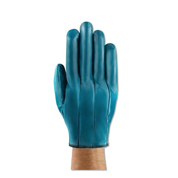 Ansell Hynit Nitrile Gloves, Blue, Size 7 1/2, 12PK 208001